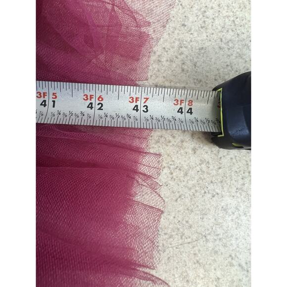 Vintage Y2K Formal Maxi Gown 7 Black Hot Pink Belt Goth Vampy Witchy Prom Dress - Picture 8 of 9